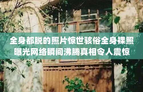 全身都脱的照片惊世骇俗全身裸照曝光网络瞬间沸腾真相令人震惊