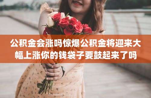 公积金会涨吗惊爆公积金将迎来大幅上涨你的钱袋子要鼓起来了吗