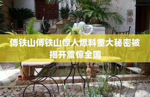 傅铁山傅铁山惊人爆料重大秘密被揭开震惊全国