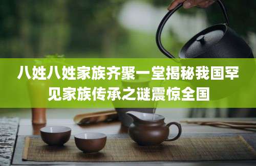 八姓八姓家族齐聚一堂揭秘我国罕见家族传承之谜震惊全国